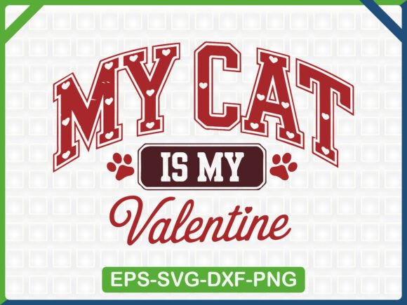 Cat Valentine s Day SVG Graphics & T Shirt Designs