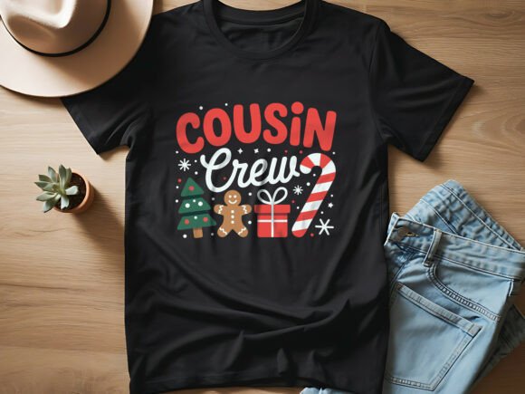 Cousin Crew Christmas SVG: Graphics & T-Shirt Designs