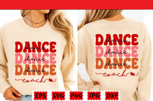 Dance Coach SVG: Graphics for T-Shirt Designs & Local Branding