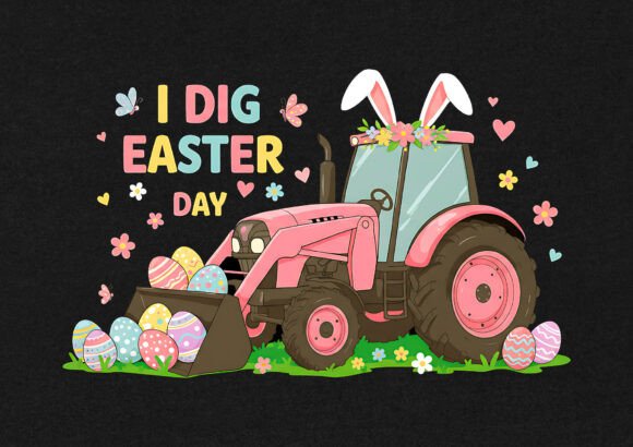 I Dig Easter T-Shirt Graphics & T-Shirt Designs