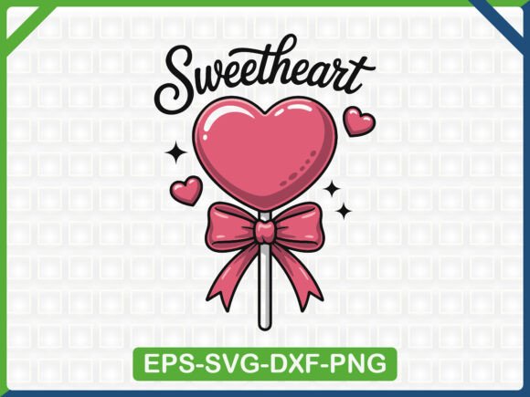 Sweetheart Lollipop Clipart: Graphics & T-Shirt Review